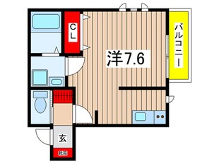 仮)中野島１丁目新築アパートの物件間取画像